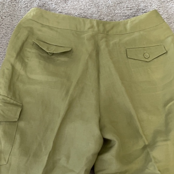 David N Green Capris linen Pants size 12 - Picture 7 of 9